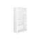 Homeroots 47.5 in. White Particle Board & MDF Bookshelf with Adjustable Shelves 333357 - alternate 1